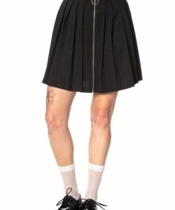 Banned Urban Vamp Pleats Skirt -Spooky Threads urban vamp pleats skirt banned 5 300x