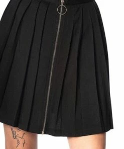 Banned Urban Vamp Pleats Skirt -Spooky Threads urban vamp pleats skirt banned 7 300x