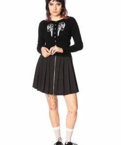 Banned Urban Vamp Pleats Skirt -Spooky Threads urban vamp pleats skirt banned 8 300x