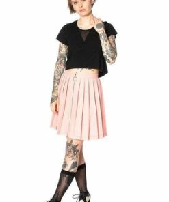 Banned Urban Vamp Pleats Skirt