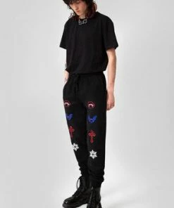 Long Clothing Vamp Jogger Pants - Unisex 9 Long Clothing Vamp Jogger Pants - Unisex -Spooky Threads vamp jogger pants unisex long clothing 4 300x