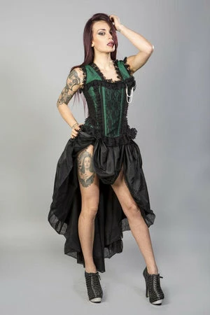 Burleska Venice Burlesque Overbust Corset In Taffeta 13 Burleska Venice Burlesque Overbust Corset In Taffeta - Image 11