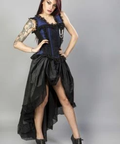 Burleska Venice Burlesque Overbust Corset In Taffeta 17 Burleska Venice Burlesque Overbust Corset In Taffeta -Spooky Threads venice burlesque overbust corset in taffeta burleska 3 300x
