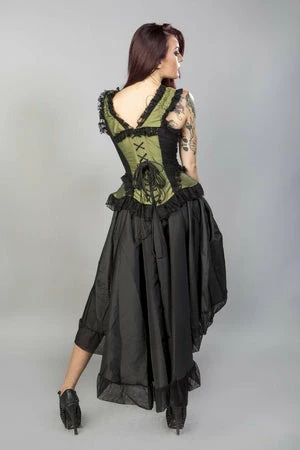 Burleska Venice Burlesque Overbust Corset In Taffeta 7 Burleska Venice Burlesque Overbust Corset In Taffeta - Image 5