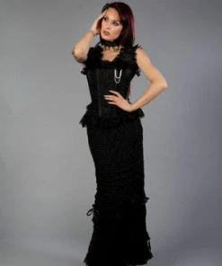 Burleska Venice Burlesque Overbust Corset In Taffeta 20 Burleska Venice Burlesque Overbust Corset In Taffeta -Spooky Threads venice burlesque overbust corset in taffeta burleska 6 300x