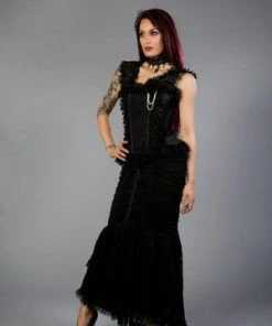 Burleska Venice Burlesque Overbust Corset In Taffeta 22 Burleska Venice Burlesque Overbust Corset In Taffeta -Spooky Threads venice burlesque overbust corset in taffeta burleska 8 300x