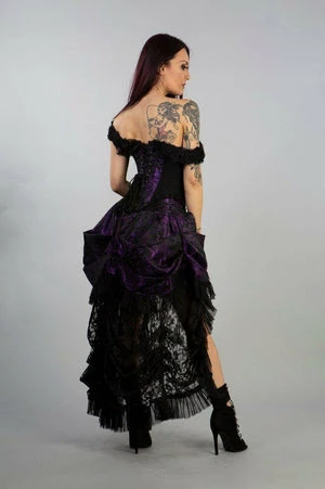 Burleska Versailles Corset Dress King Brocade With Black Lace 4 Burleska Versailles Corset Dress King Brocade With Black Lace - Image 2