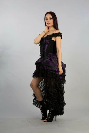 Burleska Versailles Corset Dress King Brocade With Black Lace 5 Burleska Versailles Corset Dress King Brocade With Black Lace - Image 3