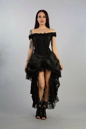 Burleska Versailles Corset Dress King Brocade With Black Lace 6 Burleska Versailles Corset Dress King Brocade With Black Lace - Image 4