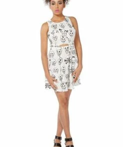 Jawbreaker Vertex Skulls Dress -Spooky Threads vertex skulls dress jawbreaker 4 300x