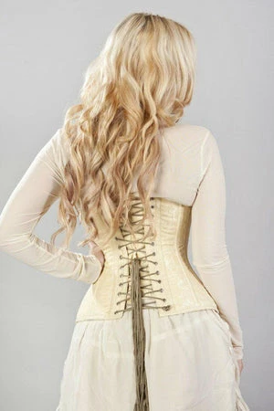 Burleska Victorian Double Steel Boned Underbust Corset In Scroll Brocade 11 Burleska Victorian Double Steel Boned Underbust Corset In Scroll Brocade - Image 9