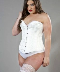 Burleska Victorian Overbust Corset In Brocade