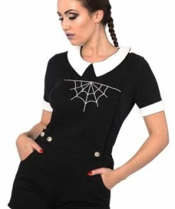 Banned Webb Dungaree -Spooky Threads webb dungaree banned 3 300x