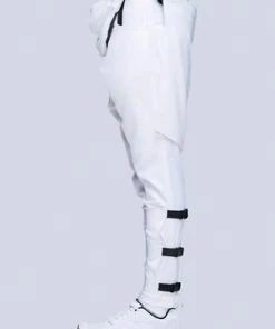 Long Clothing White Clip Pants - Unisex -Spooky Threads white clip pants unisex long clothing 3 300x