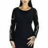 Dr Faust White Snake Long Sleeved Black Mini Dress - Serena 1 Dr Faust White Snake Long Sleeved Black Mini Dress - Serena -Spooky Threads white snake long sleeved black mini dress serena dr faust 300x
