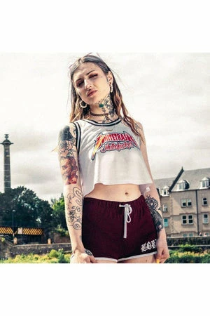 Toxico Whitetrash Metal Crop Mesh Vest 3 Toxico Whitetrash Metal Crop Mesh Vest