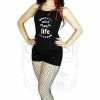 Dr Faust Witch Life Women's Black Vest - Sarai -Spooky Threads witch life womens black vest sarai dr faust 300x