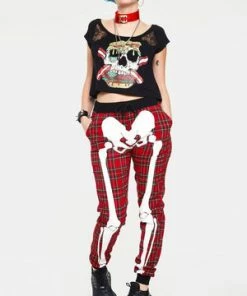 Jawbreaker Zombie Burger Lace Panel Top -Spooky Threads zombie burger lace panel top jawbreaker 4 300x